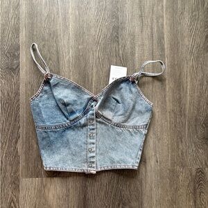 Denim Blue Women's Top